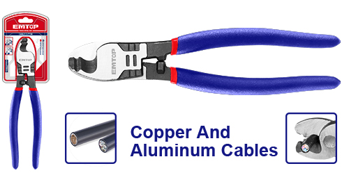 Cable Wire Cutter Aluminum and Copper EMTOP BRAND - BAS Kuwait