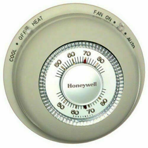 Honeywell Home Round Thermostat with 1H/1C Single Stage Heating and Cooling  T87N1000 - BAS Kuwait - Bab Al-Saif Est
