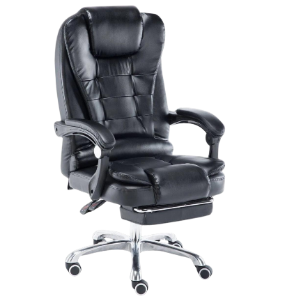 Reclining Office Chair with Foot rest - BAS Kuwait