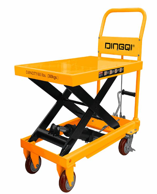 LIFTING TABLE CART High Quality High Lift 300Kg Industrial Use DINGQI BRAND - BAS Kuwait