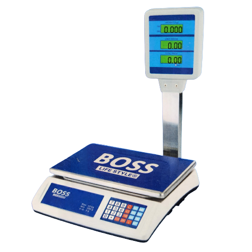 Price Computing Weight Scale 50 kg with Display Stand - BAS Kuwait