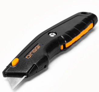 Utility Knife Blade Cutter SK5 alloy steel blade handle design office use Industrial Use DINGQI BRAND - BAS Kuwait