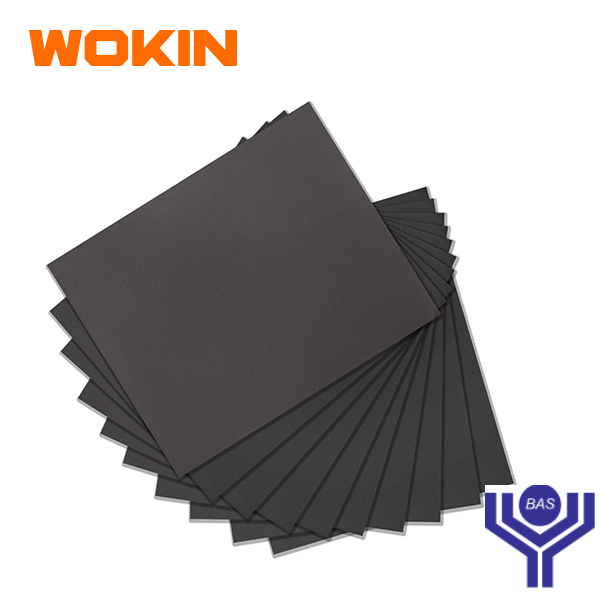 Water proof Black Abrasive Paper sheet set (10pcs) Wokin Brand - BAS Kuwait