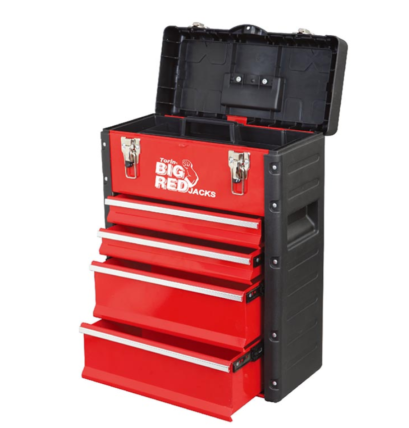 Red Trolley Tool Box Storage BIG RED - BAS Kuwait - Bab Al-Saif Est