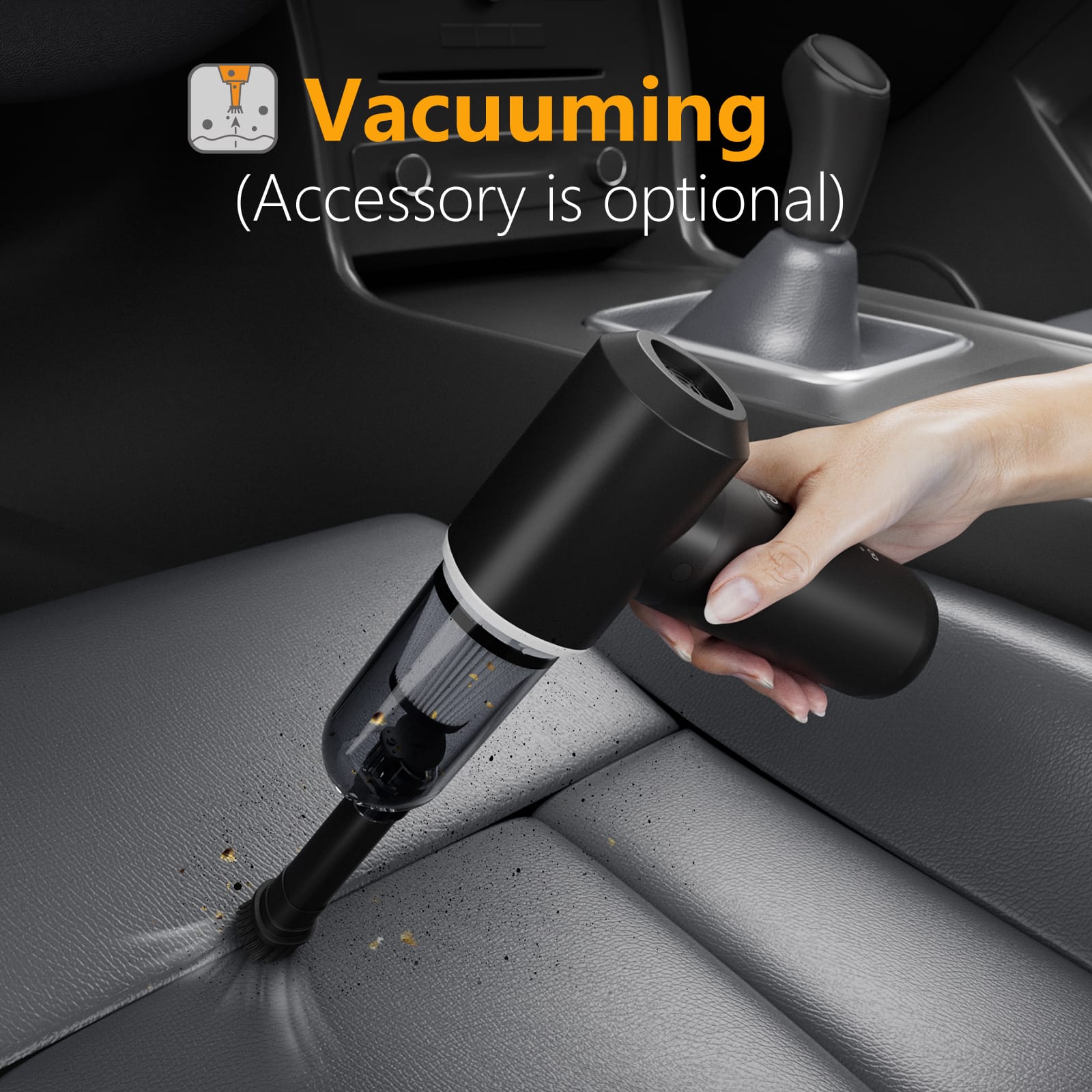 Cordless Air Blower & Vacuum Cleaner (2 in 1) I Compact Blower I Mini Vacuum for Car I Inflate / Deflate Function - BAS Kuwait