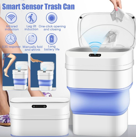 Smart Sensor Trash Can / Smart Automatic Dustbin - BAS Kuwait