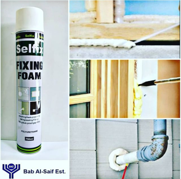 Selfix Pu Foam polyurethane spray foam - BAS Kuwait