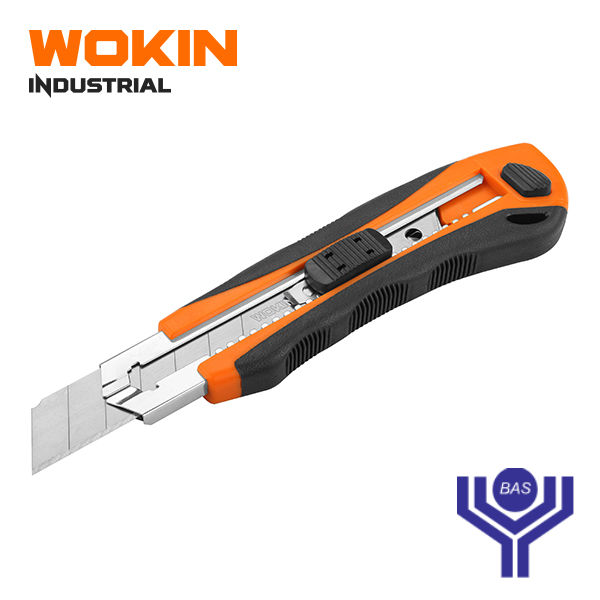 Industrial Snap-Off Blade Knife with ABS case 25 x 140mm Wokin Brand - BAS Kuwait
