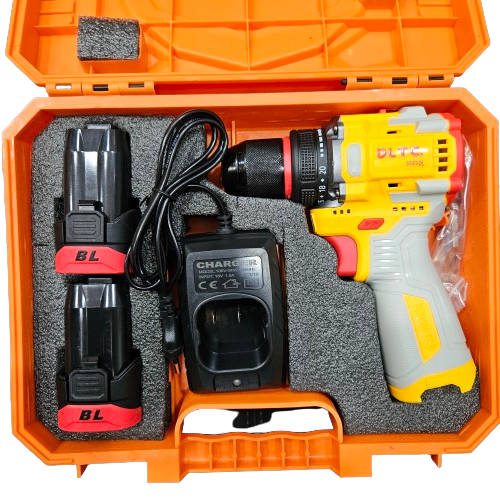 Cordless drill 18v with 2 batteries Heavy duty - BAS Kuwait